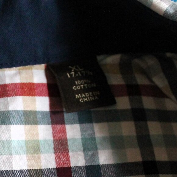 Tasso Elba Dress Shirt, XL 17-17.5 - Picture 5 of 6